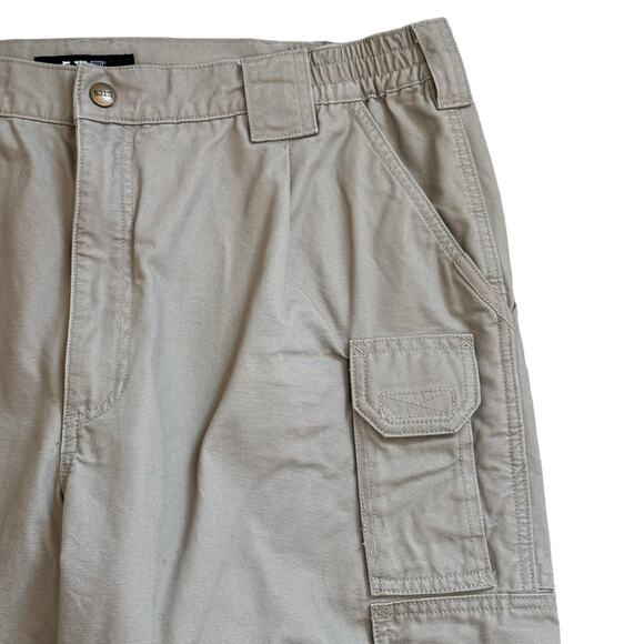 5.11 Tactical Active Work Pants Size 38 x 30 Khaki‎ Tan Military Relaxed 74251 - Picture 6 of 10